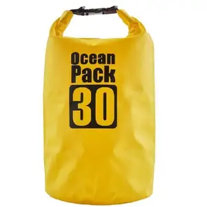 शुष्क बैग जलरोधी समुद्री बैग के साथ एकल डबल कंधे के पट्टियों के साथ शुष्क बैग जलरोधी समुद्री बैग 4 आकार 3 रंग