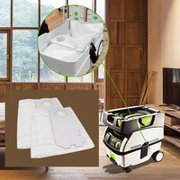 Мешки вакуумного фильтра, совместимые с Festools Electroluxs 204308/MIDI пылесос, мешок для сбора пыли