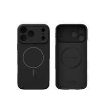 Coque de protection légère en silicone liquide magnétique fin et mat au design épuré pour iPhone 17 Pro Max