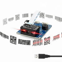 Modul Pemindai Barcode Terintegrasi AD325 CMOS Scan Engine USB TTL232 untuk Perangkat Pemindaian Kios Mini Kabinet Akses Swalayanan