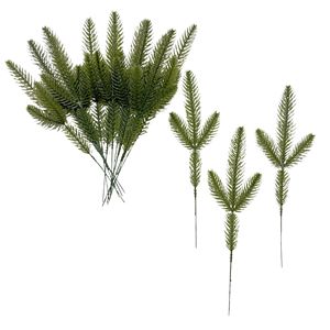 Imitation Sentai Simulated Pine Needle <b>Christmas</b> Wreath Accessory 30cm Plastic Flat And 3D For Home Decor Photography <b>Props</b> - Product Image 3