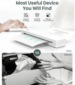 Stampante Portatile VTR A4 Senza Inchiostro con Carta Termica, Stampante Wireless Bluetooth per Telefono/Tablet/PC - Product Image 2