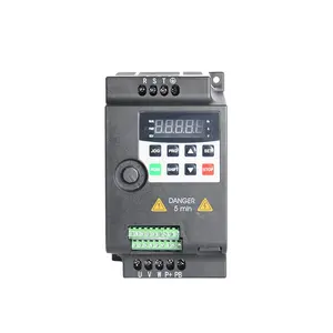 0.75kw 1HP 220V Single Phase Input 3 Phase Output 50hz 60hz Variable Frequency Drive