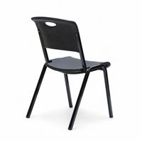 Chaise de patio portable en plastique PP, design moderne, élégante, gain de place, multifonctionnelle, pour hôtels, jardins, salons, vérandas