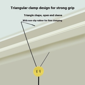 Geri çekilebilir asılı kapı fare alay kedi oyuncak <span class=keywords><strong>Pet</strong></span> interaktif hareket oyuncaklar üçgen tasarım kaymaz kauçuk güçlü kavrama ile - Product Image 2