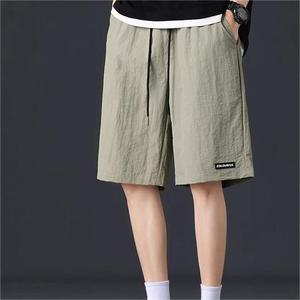 Nuevos pantalones cortos deportivos de seda helada de cintura alta de verano estilo informal recto suelto de secado rápido - Product Image 3