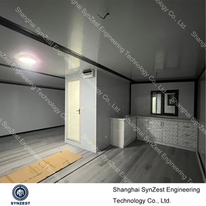 Maison préfabriquée pliable moderne en conteneur, durée de vie de 30 ans, 56 mètres carrés de surface habitable, L9000*W6200*H2480mm, appartement extérieur - Product Image 5