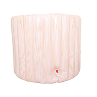 OHO Nouvelle arrivée, baignoire à glace gonflable automatique, portable, pliable, en PVC, 80x75cm, capacité de 120-180L, pour 1 personne adulte