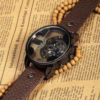 Vente Directe Fabricants – Nouvelle Montre Tendance à Quartz pour Homme avec Grand Cadran