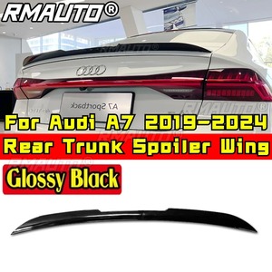 Alerón Trasero para Coche, Pieza Exterior de Plástico ABS, Alerón Trasero para Audi A7 S7 RS7 Sportback 2019-2024, Accesorios para Coche - Product Image 1