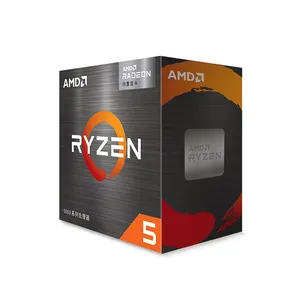 AMD-CPU RYZEN 5 5600G R5 5600G, con procesador de gráficos Odeon Vega, compatible con placa base AM4