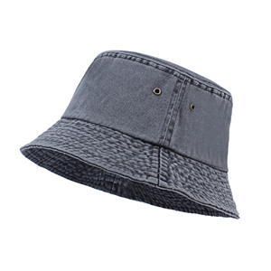 Chapeaux Bob Unisexe en Denim Lavé 100% Coton, Couleurs Classiques Variées, Style Vintage, Protection Solaire, Vente en Gros - Product Image 1