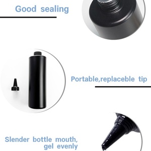 Fournitures pour ongles OEM en gros, qualité supérieure, lot de recharge en vrac, base et top coat, 1 kg, top coat brillant en gel - Product Image 5