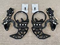 Kit de Freno Trasero CNC 7075 para Surron Ultra Bee, Soporte de Caliper Doble Izquierdo con Reposapiés de Lujo, Piezas de Modificación