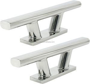 Bitts e Bitte da Ormeggio <span class=keywords><strong>in</strong></span> Acciaio Inox 316SS, a Croce Singola, a Doppio Barilotto, con Base Quadrata e Ovale, per Yacht, Barche a Vela e Ormeggio Commerciale - Product Image 6