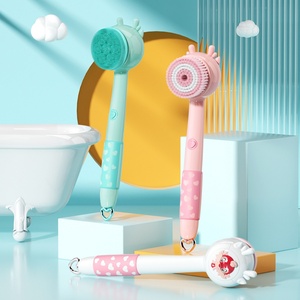 Brosse nettoyante corporelle 3-en-1 pour enfants 2024 – Nouvelle brosse exfoliante rechargeable sans fil avec long manche, étanche pour le bain - Product Image 2