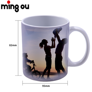 Tazas de café de 11oz, tazas de cerámica blanca Lisa por sublimación, regalo de foto DIY - Product Image 2