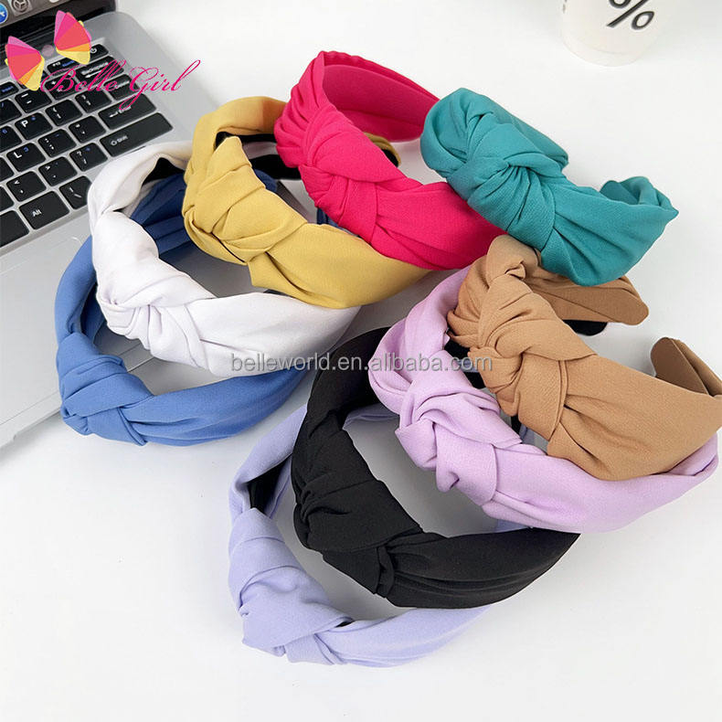 Alibaba Wholesale Satin Headbands BELLEWORLD Wholesale New Trend