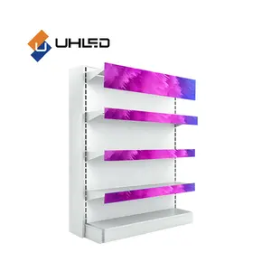Pantalla de estante de exhibición de alto brillo Pantalla de estante UHLED de video led Pantalla LED de estante a todo color interior para tienda