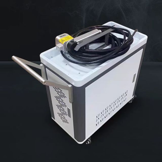 Pulser Laser Cleaning Machine 500W 200W 300W Pulsed Laser Cleaning Machine  for Rust Removal on Metal Steel Aluminum