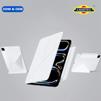 360 °   Casing Tablet Ultra Tipis Anti Benturan dengan Pelindung Sudut Magnetik dan Bantalan Pelindung Tepi Penuh untuk iPad Mini 8 & Mini 7 & Mini 6