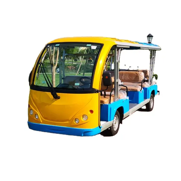 14 seater motor a gasolina carro sightseeing tour/14 assentos de ônibus com a gasolina de energia