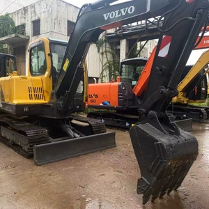 Mini-excavatrice sur chenilles Volvo EC55B d'occasion, 95% neuve, vente chaude, matériel d'occasion du Japon, Volvo EC210 60 55 380 140 480 360 - Product Image 3