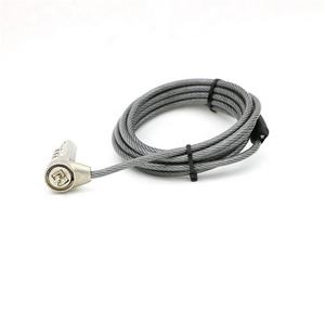 Chapado en cromo 4 combinación Digital para portátil Tablet cuña de bloqueo ranura para Cable de la computadora portátil de bloqueo - Product Image 2