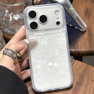 เคสไอโฟน 17 โปรแม็กซ์ สำหรับหัวเว่ย วีโว่ ออปโป้ เสี่ยวหมี่ 15 ดีไซน์หรูหรา ลายเปลือกหอย สีรุ้ง - Product Image 3