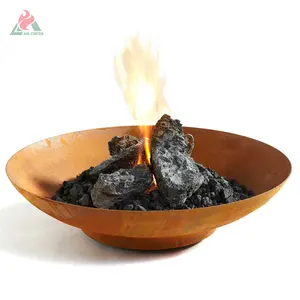 Corte stahl BBQ Brasilien Feuerstelle für draußen Kamin Stahl für draußen Garten Metall Feuerstelle Feuerschale