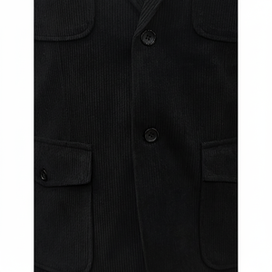 Blazer en velours côtelé texturé pour homme, à simple boutonnage, couleurs personnalisées, antistatique et infroissable, tendance, vente en gros pour l'été - Product Image 1