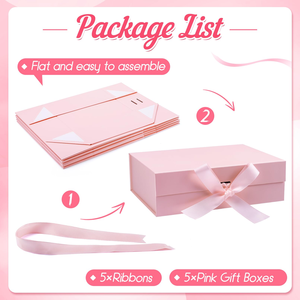 Big Logo Folding Collapsible <b>Cardboard</b> Baby Luxury Gift Packaging Rigid Magnetic Paper Boxes With Lid for Small Business - Product Image 3