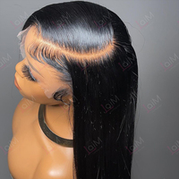 Pelucas de encaje HD sin pegamento, pelucas frontales de encaje con reflejos, cabello virgen brasileño, cabello indio virgen, pelucas frontales de encaje HD de cabello humano liso