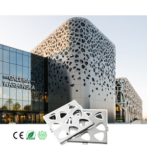 Customized Anodizing <strong>Aluminum</strong> Facade Perforated Carved Perforated <strong>Aluminum</strong> <strong>Panel</strong> for Wall Facade - Product Image 1