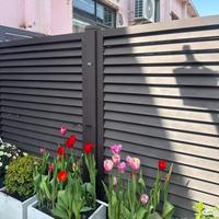 Système de clôture en alliage d'aluminium de haute qualité, faible entretien, respectueux de l'environnement, résistant aux intempéries, certifié CE, design moderne personnalisé
