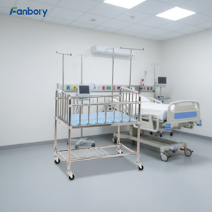 Kereta Bayi Pusat Pascapersalinan Fanbory, Tempat Tidur ICU Rumah Sakit, Tempat Tidur Bayi Baru Lahir, Logam ABS Manual ISO, Garansi 1 Tahun, Peralatan Perawatan Bayi - Product Image 3