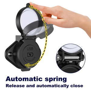 Cargador USB Marino para Caravana, Impermeable IP67, 24V, Montaje en Panel, 2 Puertos USB Tipo-C PD <span class=keywords><strong>y</strong></span> USB-A, Carga Rápida 3.0 - Product Image 3