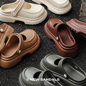 Mode femmes muller chaussures avec talon haut bricolage sabots pour femme en plein air et salle de bain sandales en peluche chaussures d'infirmière - Product Image 4