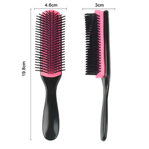 <span class=keywords><strong>Cepillo</strong></span> de <span class=keywords><strong>Pelo</strong></span> <span class=keywords><strong>Denman</strong></span> de 9 Filas con Cerdas de Nylon y Cojín, Ideal para Cabello <span class=keywords><strong>Rizado</strong></span> Natural - Product Image 5