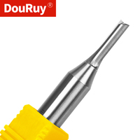 Fresa recta DouRuy de 1/2 pulgada con vástago TCT para CNC, para corte de MDF y madera