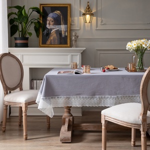 Swag Lace <b>Table</b> Skirt Ruffled <b>Table</b> Skirts Wedding <b>Table</b> Skirting with Wave Plain Party Style Solid Hotel Wholesale Customize - Product Image 1