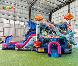 Casa de rebote de agua sirena inflable niños <span class=keywords><strong>castillo</strong></span> <span class=keywords><strong>hinchable</strong></span> <span class=keywords><strong>CASTILLO</strong></span> DE SALTO para <span class=keywords><strong>comprar</strong></span> - Product Image 4