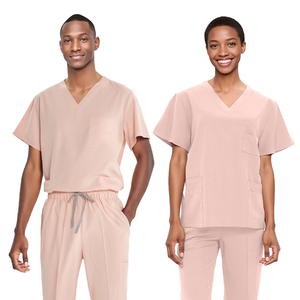 Oem bệnh viện áo choàng nha khoa phẫu thuật phù hợp với Breathable Spandex Y Tế Đồng phục cho nam giới phụ nữ XL tùy chỉnh co giãn chà Bộ cho công việc - Product Image 3