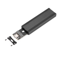 Carcasa de disco duro de estado sólido biprotocolo NVMe/NGFF, carcasa de disco duro móvil externa compatible con sistema operativo múltiple