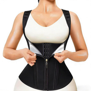 Gilet de sudation amincissant <span class=keywords><strong>pour</strong></span> femmes après l'accouchement, effet sauna, brûle-graisse, contrôle abdominal, compression abdominale améliorée - Product Image 1