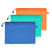 Vente chaude Pas Cher A4 Taille Conférence Sac Clair Document Zipper Sac De Rangement Fichier Poche Pour L'école Bureau
