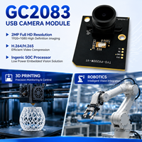 Módulo de Cámara USB GC2083 SOC 2MP 1080P Codificación H.264/H.265 Visión Integrada para Impresora 3D y Robot