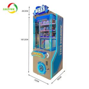 Nueva Máquina de Juego de Entretenimiento con Monedas, Caja Sorpresa de Premios, Bola Saltarina de la Suerte, Diseño Metálico para Uso en Centros Comerciales, en Inglés - Product Image 3