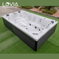 Nouveau produit Ldeas Outdoor Spa Hot Tub Balboa personnalisé Vasca Idromassaggio Esterno Luxuria Spas Lounger Baignoire avec ozonateur