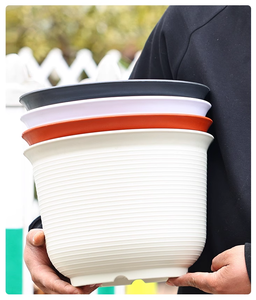 Vasi da fiori in plastica di grandi dimensioni e ispessiti ecologici per balconi interni di buche, rose e piante grasse - Product Image 3